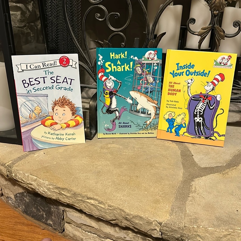 Set of Three Picture Books Dr. Seuss Books and The Best Seat in Second Grade